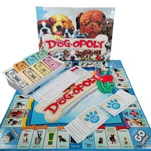 DOGOPOLY Property Trading Board Game Tail Wagging Fun Ages 8 Up COMPLETE